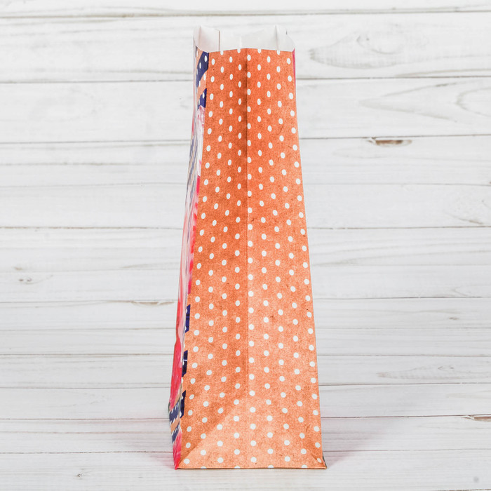 Пакет подарочный без ручек «Это тебе», 10 х 19,3 х 7 см