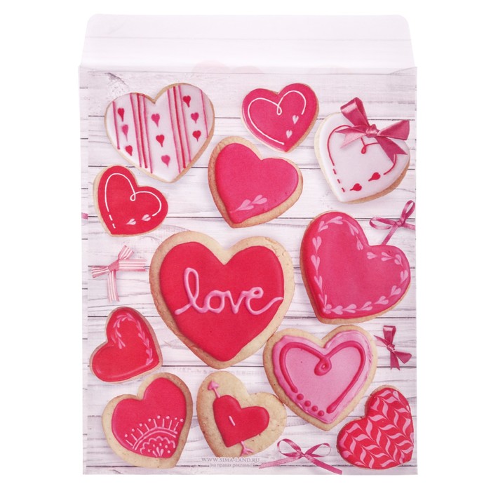 Конверт для сладостей Love, 13 х 16 см