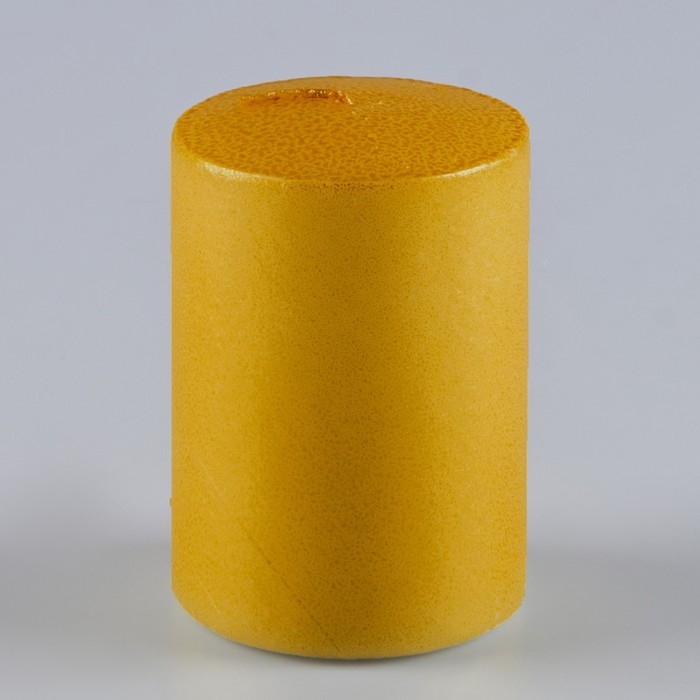 Свеча Цилиндр 60 Н-80 мм парафин золото