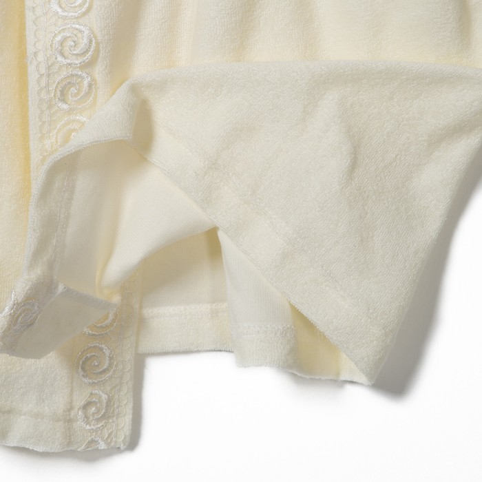 Халат женский запашной Снежанна цвет молочный, р-р 54