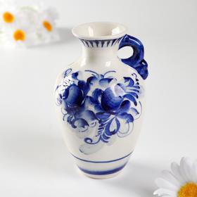 

Вазочка №4 фарфор, гжель, 11x6,5 см