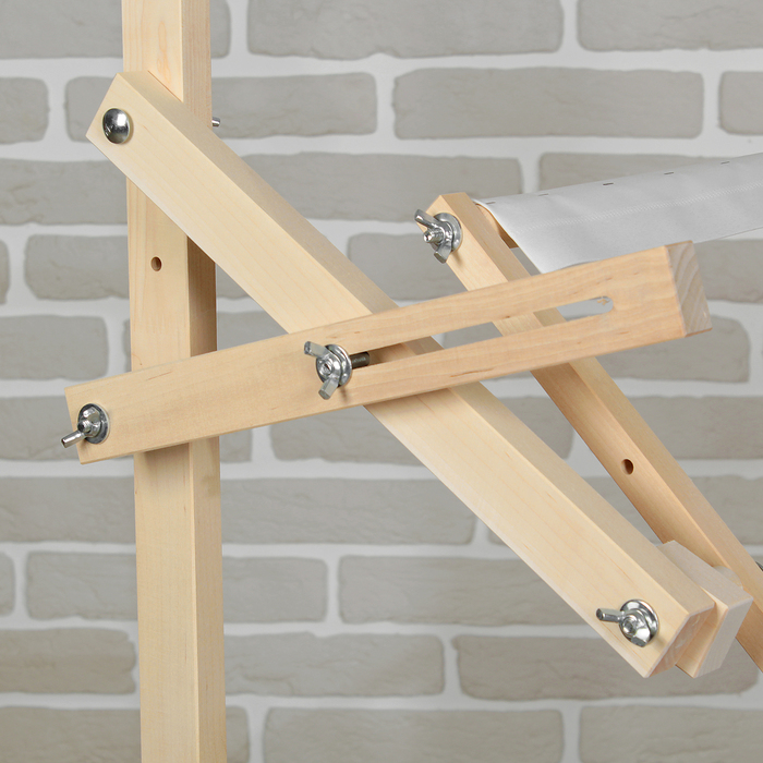 Станок для вышивания напольный со специальными планками, 34*55см, дерево/текстиль