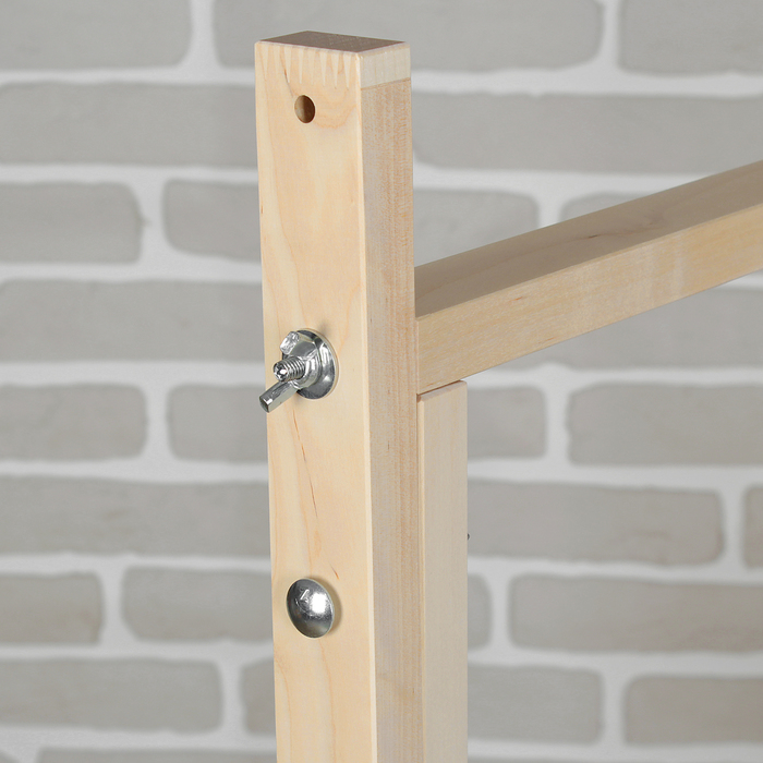 Станок для вышивания напольный со специальными планками, 34*55см, дерево/текстиль