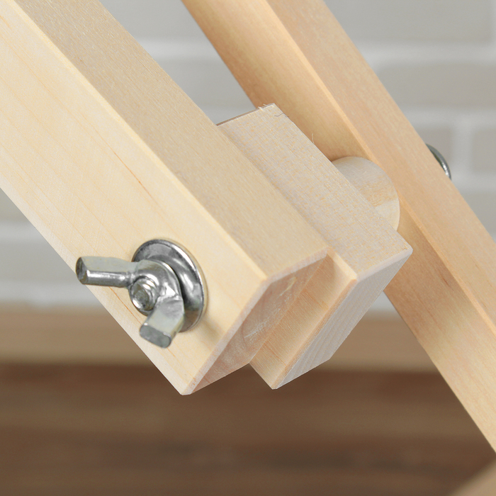 Станок для вышивания напольный со специальными планками, 34*55см, дерево/текстиль