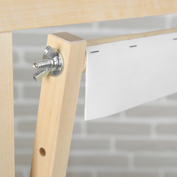 Станок для вышивания диванный/настольный со специальными планками, 40*55см, дерево/текстиль