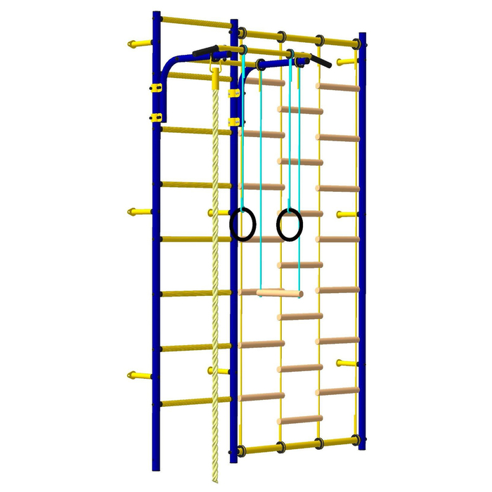 Детский спортивный комплекс "Атлет-С", ПВХ, цвет ультрамарин