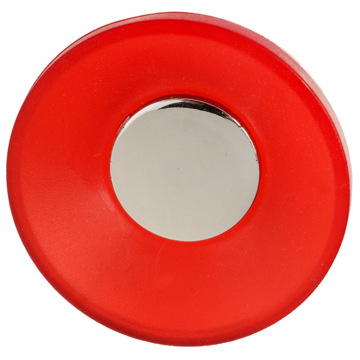 Ручка кнопка PLASTIC 001, пластиковая, красная