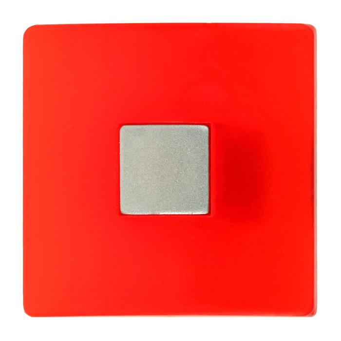 Ручка кнопка PLASTIC 003, пластиковая, красная ручка кнопка plastic 008 пластиковая синяя