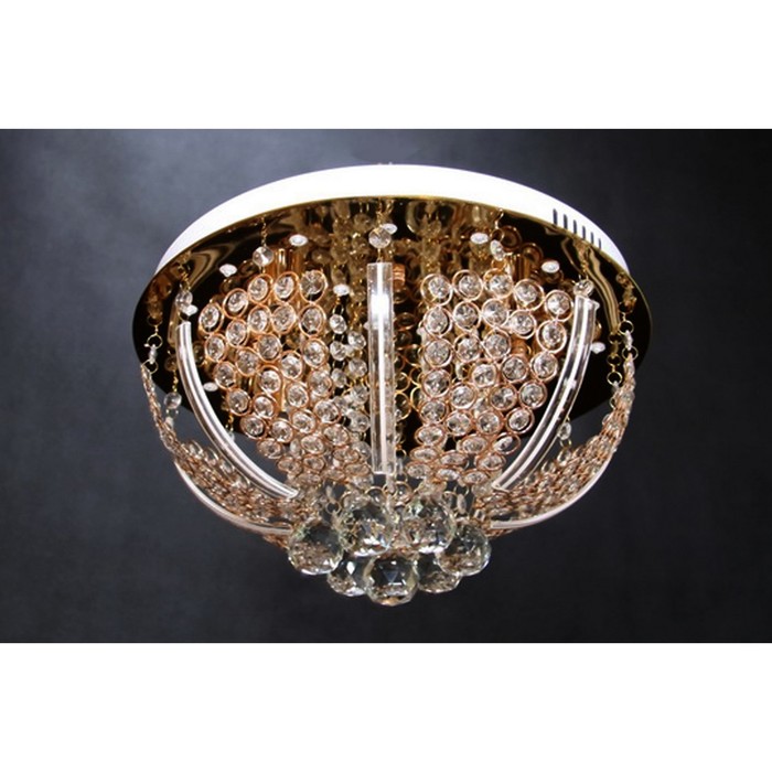 Люстра 78300/400 - MX   FGD   "Сильвия" 4x60W E14 золото 40x40x25 см