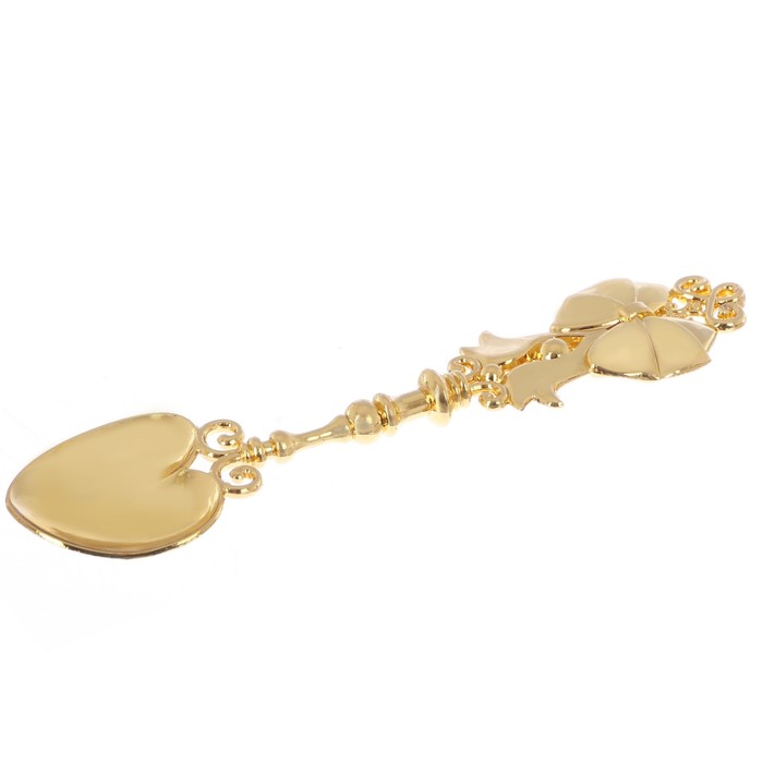 Ложка чайная в открытке "Люблю тебя"