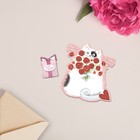 Открытка‒валентинка с письмом «Для тебя», 8 × 7 см - Фото 2