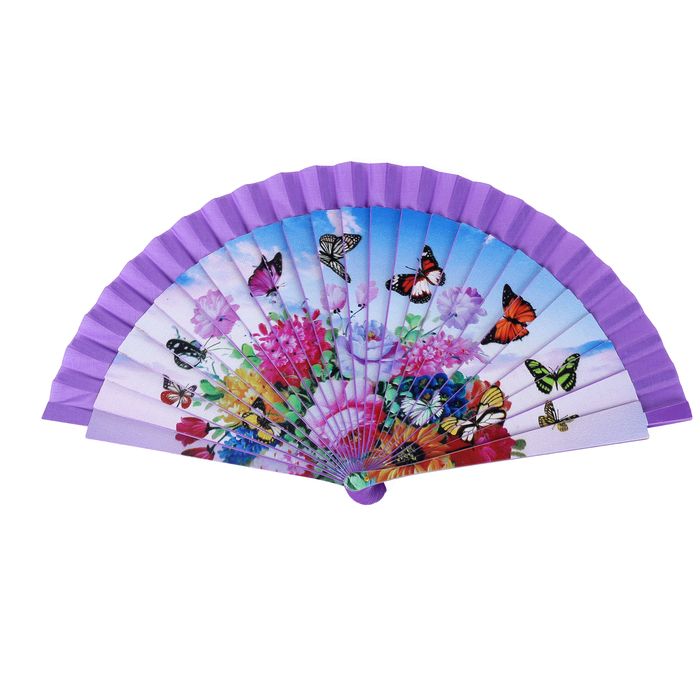 Веер h=22 см &quot;Летняя поляна&quot; МИКС