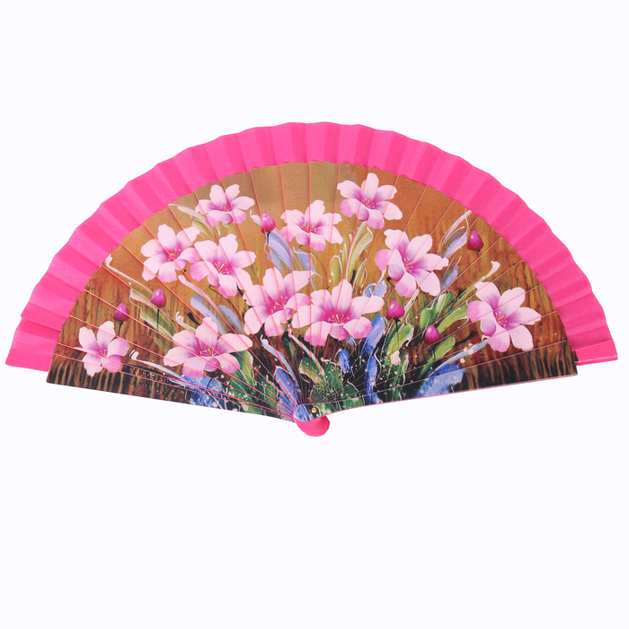 Веер h=22 см &quot;Аромат цветов&quot; МИКС
