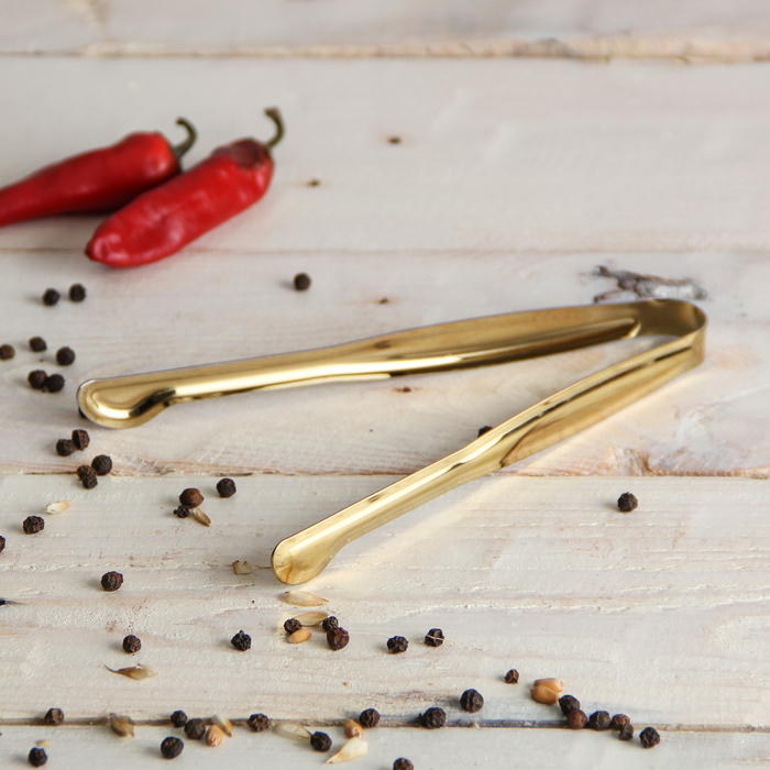 Щипцы кулинарные "Блеск золота" 15х1 см