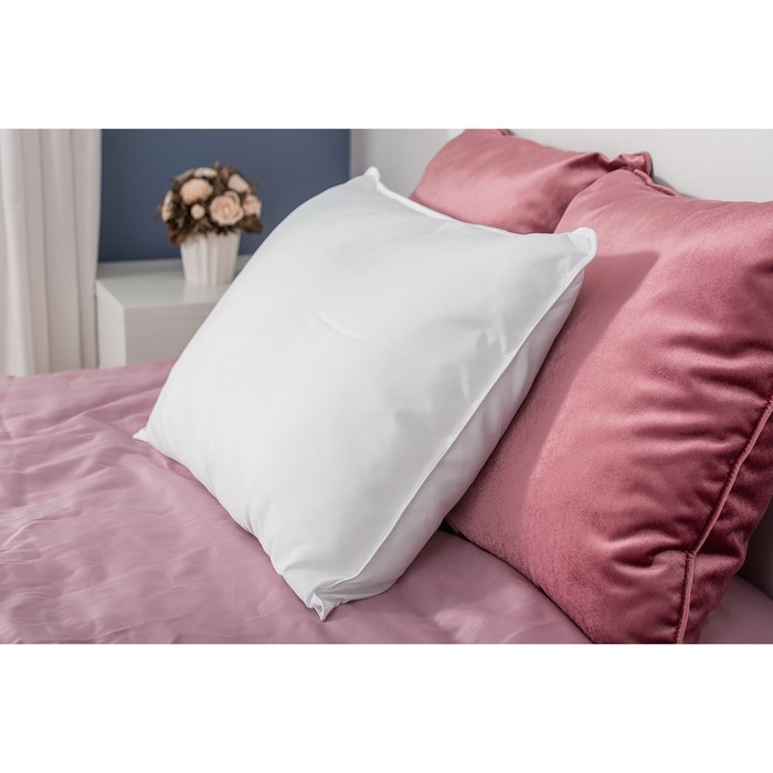 Подушка Sweety 70х70 см, белый,полиэф. Волокно 100% п/э, 1,05 кг микрофибра 100% п/э