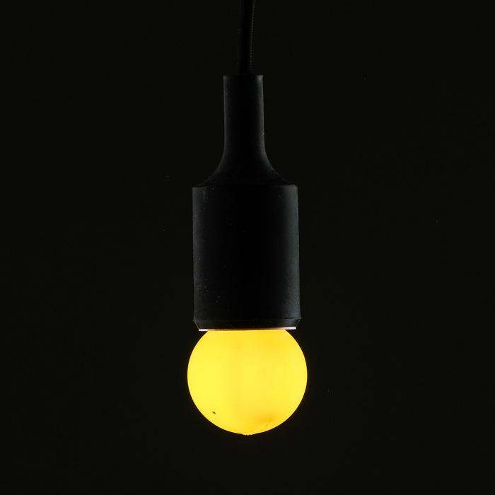 Лампа светодиодная декоративная Luazon Lighting, G45, 5 SMD2835, для белт-лайта, желтый