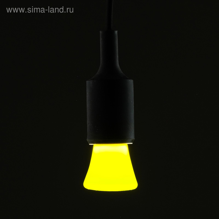 фото Лампа светодиодная декоративная luazon lighting "фонарик", 5 smd2835, для белт-лайта, желтый