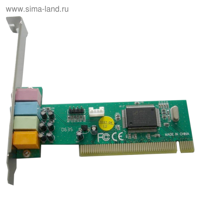 фото Звуковая карта pci 8738 (c-media cmi8738-sx) 4.0 bulk