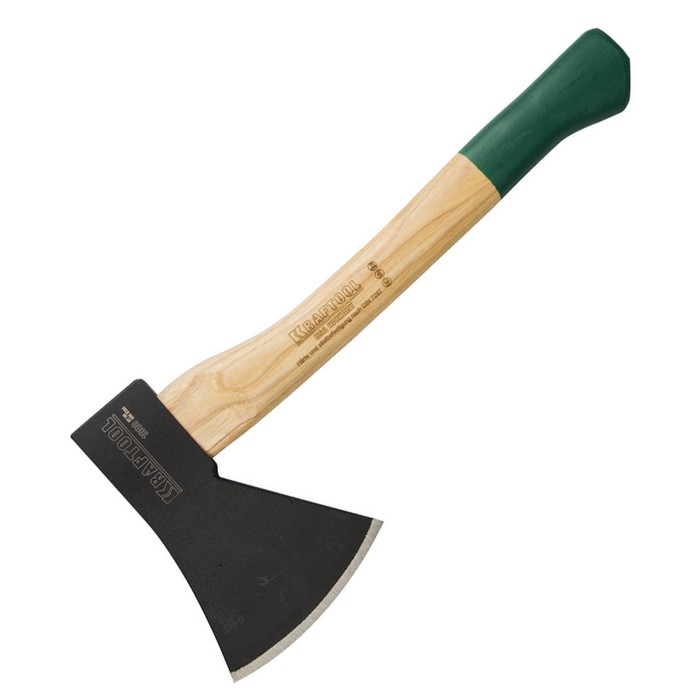 Топор KRAFTOOL "EXPERT" 20653-10, плотницкий, рукоятка из орешника Hickory, 400 мм, 1 кг