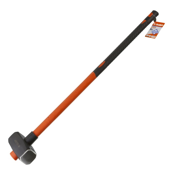 Кувалда ЗУБР "Мастер" 20111-6, 6 кг, кованая, с фиберглассовой рукояткой