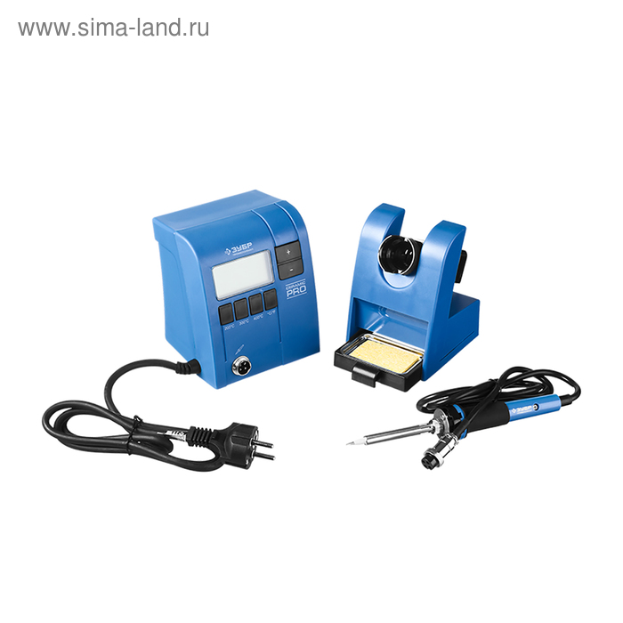 Паяльная станция ЗУБР ПРОФИ 55335 цифровая с ЖК дисплеем 150-450C 48 Вт 660000₽