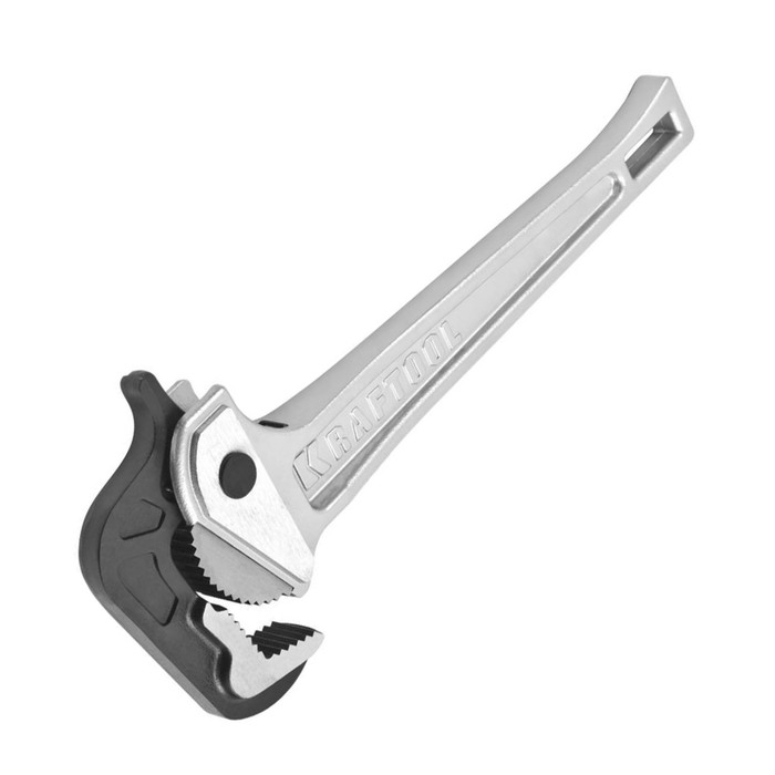 Ключ KRAFTOOL "MASTERGRIP" 27365-14, трубный, быстрозажимной, кованые губки, 1/2"-2"