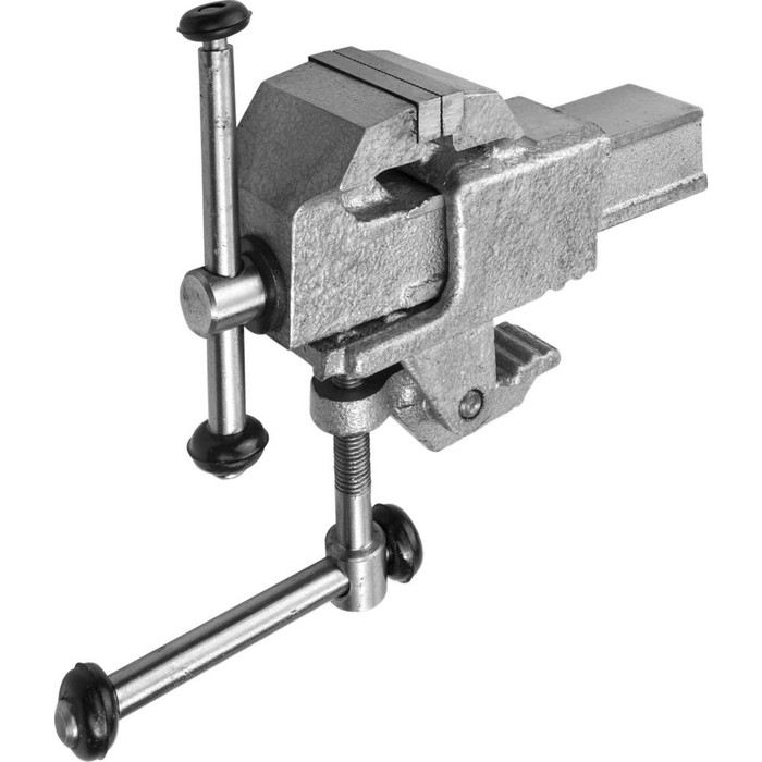 Тиски ЗУБР "ЭКСПЕРТ" 32600-63, слесарные, со струбциной, 63 мм