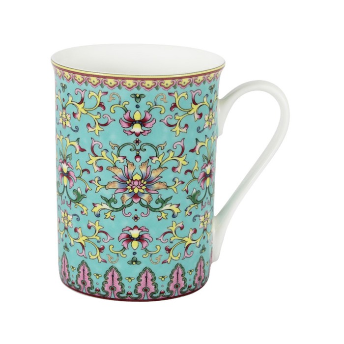 Кружка "Восточный дворец", бирюзовая, в подарочной упаковке