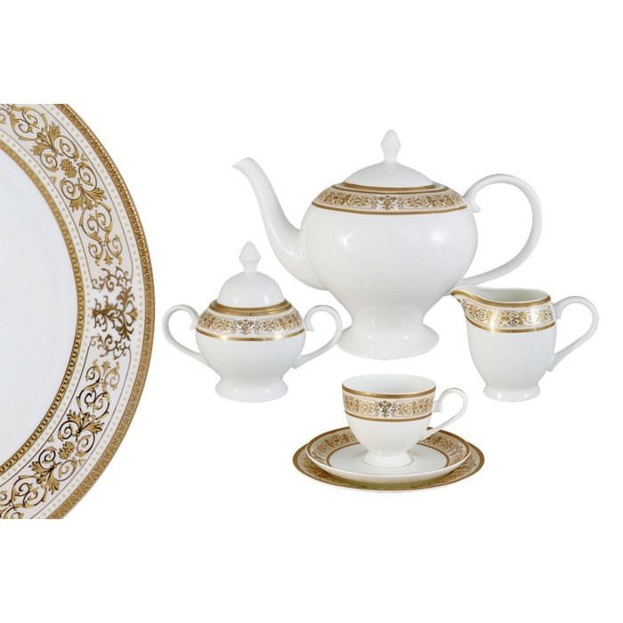 Чайный сервиз "Шарлотта", 21 предмет, на 6 персон