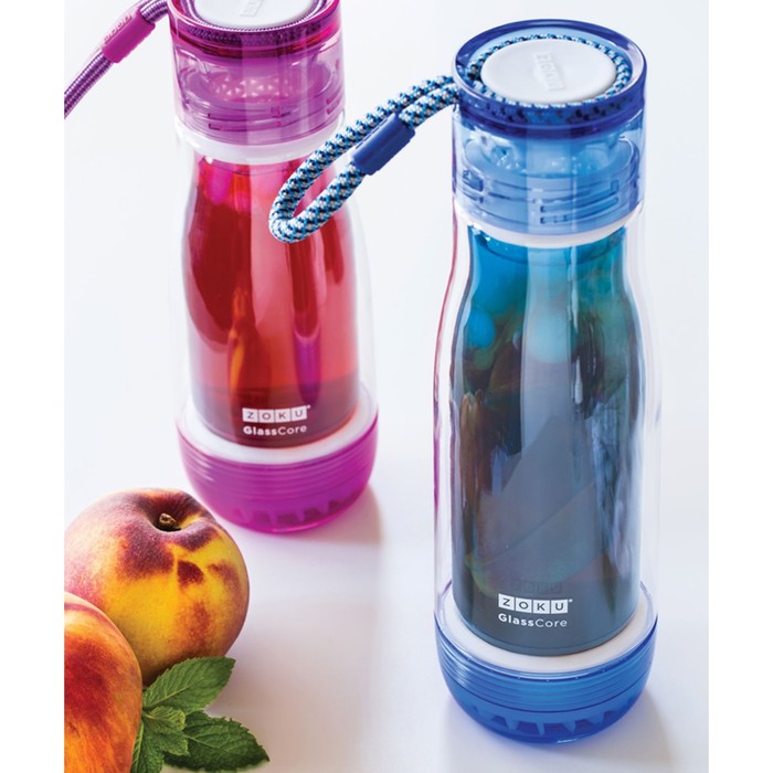 Бутылка Zoku, фиолетовая, 475 мл