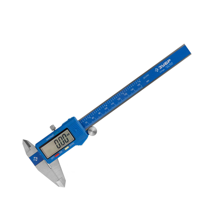 Штангенциркуль ЗУБР "ЭКСПЕРТ" 34465-150, цифровой, 150мм, шаг измерения 0,01мм