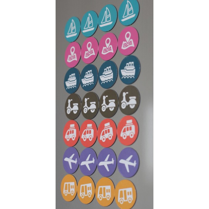 Карта магнитная со скретч слоем True Map Puzzle