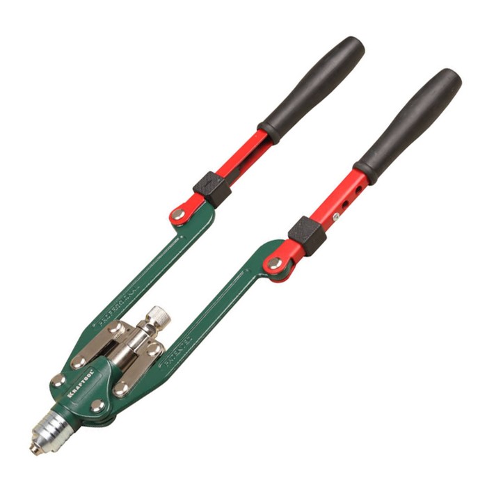 Заклепочник KRAFTOOL "RS-77" 31182, складной, резьбовые