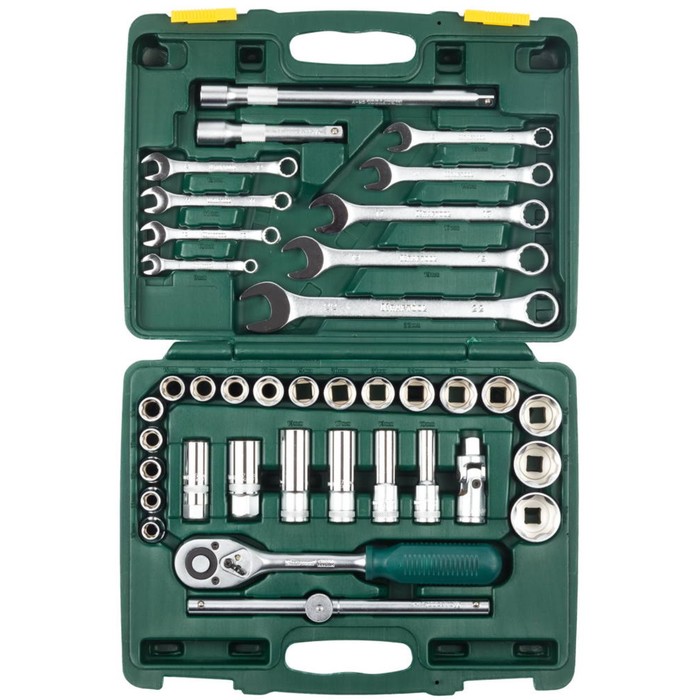 Набор торцовых головок KRAFTOOL "EXPERT QUALITAT" 27886-H38, 1/2", 38 предметов