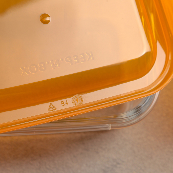 Набор контейнеров Keep'N Box: 0,36 л; 0,37 л; 1,9 л, цвет оранжевый