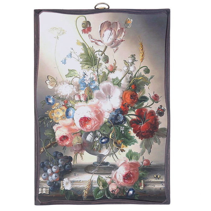 Ключница открытая  "Дивный букет" 18х25 см
