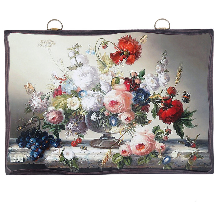 Ключница открытая  "Прекрасные цветы" 18х25 см