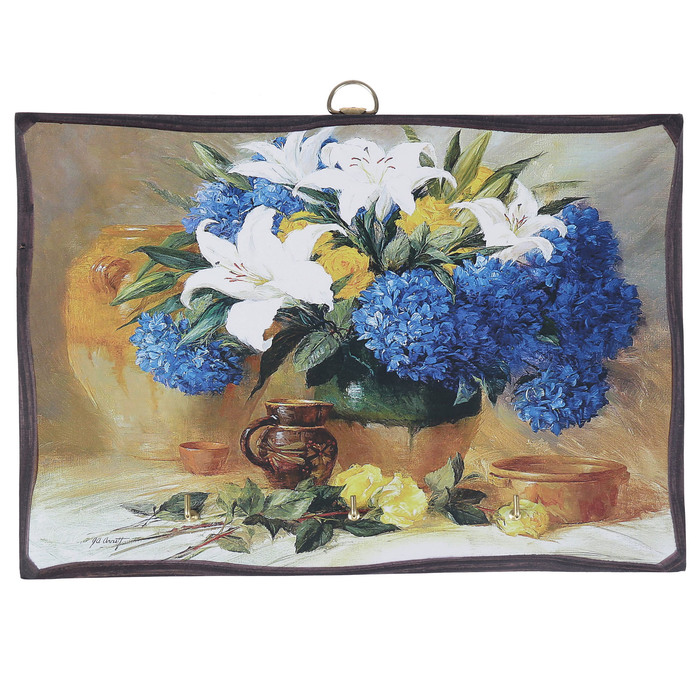 Ключница открытая  "Лилии" 18х25 см