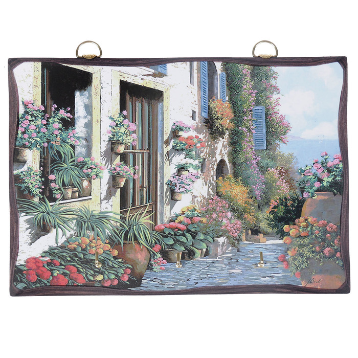 Ключница открытая  "Цветочная улица" 18х25 см