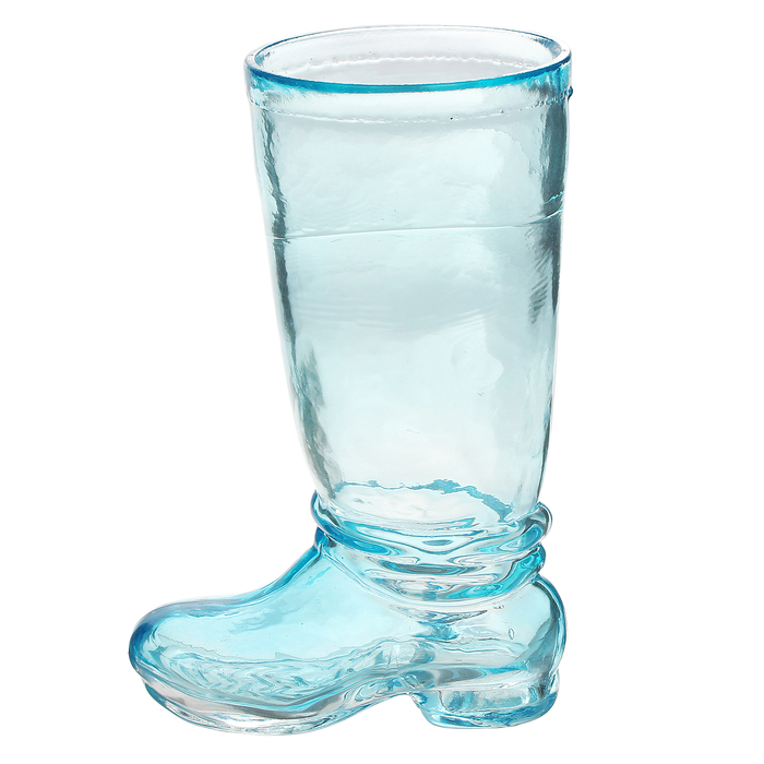 Ваза "Ботфорт" голубой 18,5х8,5х11см,  0,46л