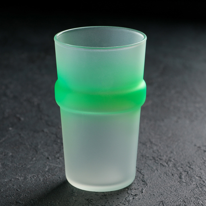 Стакан высокий 320 мл Fluomania, штабелируемый, цвет зеленый