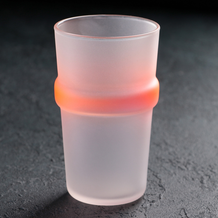 Стакан высокий 320 мл Fluomania, штабелируемый, цвет оранжевый