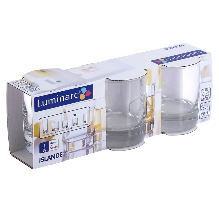 Стакан низкий 200 мл Islande