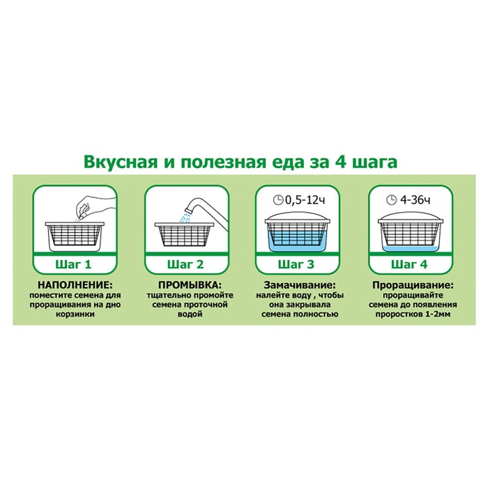 Проращиватель для пищевых проростков «Здоровья клад»