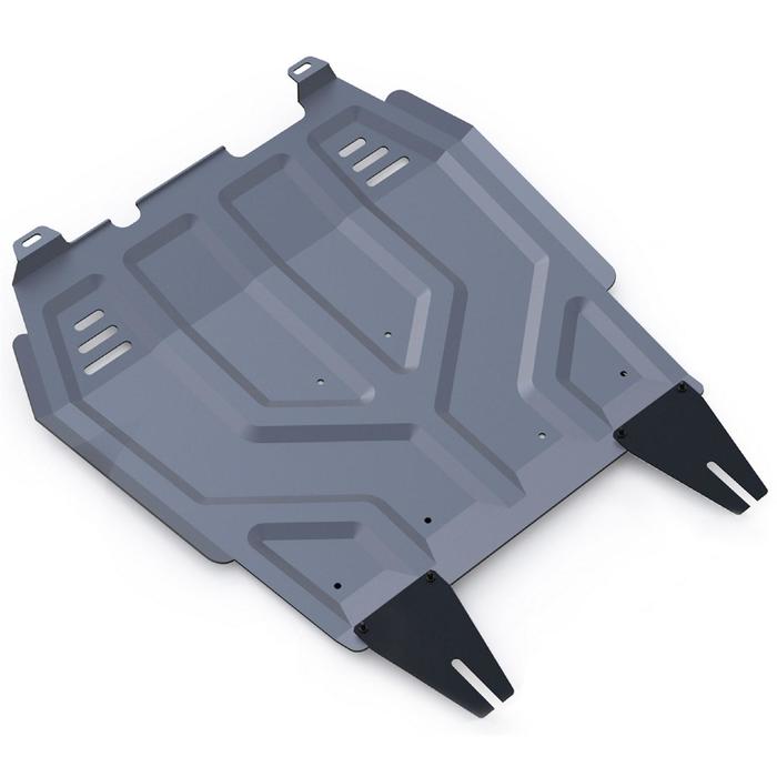 Защита картера и КПП Rival для Peugeot 4008 (V - 2.0) 2012-2015, крепеж в комплекте, алюминий 4 мм