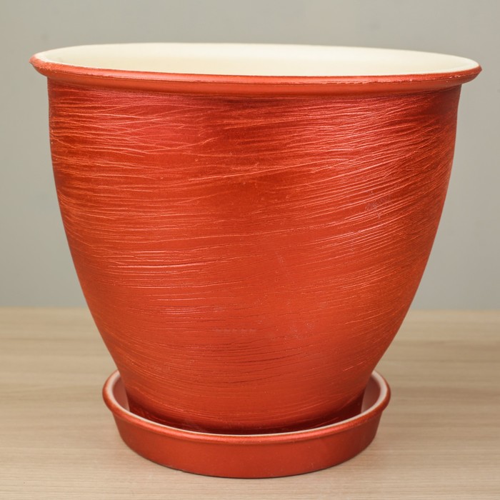 Кашпо "Премиум" цвет фиолетовый 5л