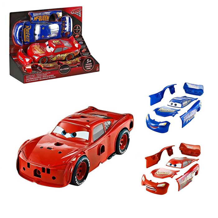 Машинка Молния МакКвин со сменными деталями FCV95