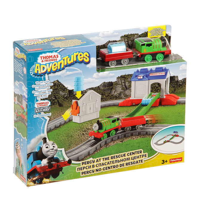 Железная дорога "Перси в спасательном центре"