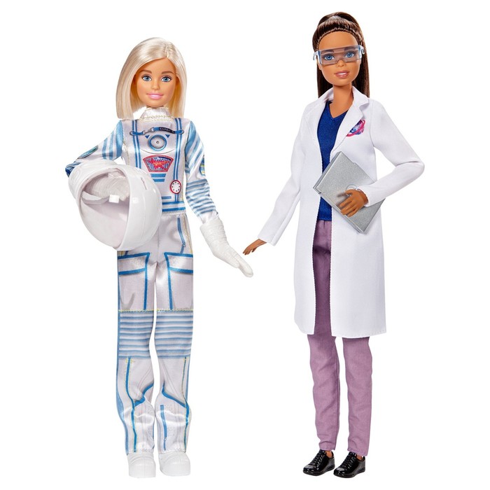 Набор куклы Barbie: повар, официантка, астронавт, исследовательница, МИКС