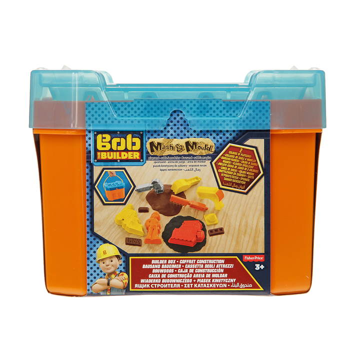 Игровой набор для лепки "Боб строитель" с контейнером